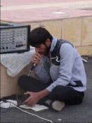 برگزاری زیارت عاشورا در کنار قبور شهدای گمنام دانشکده 2