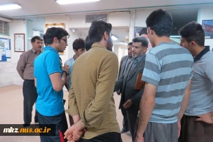 بازدید ریاست دانشکده جناب آقای دکترنظری از خوابگاه دانشکده علم الهدی 7