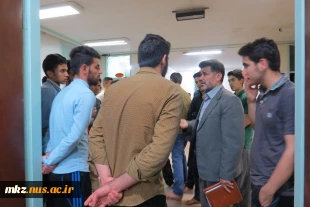 بازدید ریاست دانشکده جناب آقای دکترنظری از خوابگاه دانشکده علم الهدی 9
