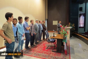 برگزاری جلسه جدیدالورودها به مناسبت میلاد علی اکبر علیه السلام در سالن اجتماعات دانشکده 4