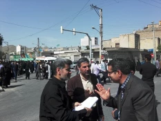 شرکت در مراسم تشییع پیکر شهید مدافع حرم علیرضا بابایی توسط ریاست و تنی چند از همکاران دانشکده 3
