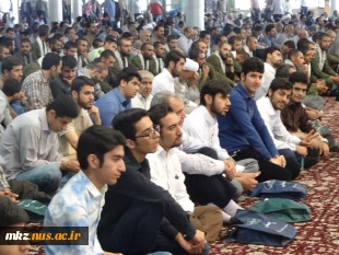 شرکت دانشجویان دانشکده فنی امیرکبیر در نماز سیاسی عبادی جمعه 6
