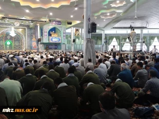 شرکت دانشجویان دانشکده فنی امیرکبیر در نماز سیاسی عبادی جمعه 7