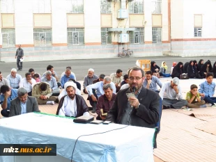 برگزاری مراسم زیارت عاشورا برمزار شهیدان گمنام دانشکده و افطاری همکاران 9