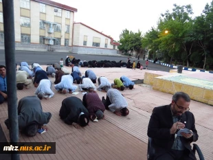 برگزاری مراسم زیارت عاشورا برمزار شهیدان گمنام دانشکده و افطاری همکاران 11
