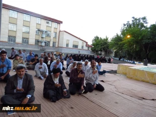 برگزاری مراسم زیارت عاشورا برمزار شهیدان گمنام دانشکده و افطاری همکاران 12