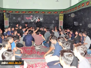 برگزاری ویژه برنامه سوگواری سرور و سالار شهیدان اباعبدالله الحسین علیه السلام در خوابگاه علم الهدی 5