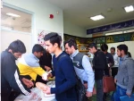 قرائت زیارت عاشورا در نمازخانه دانشکده در ایام محرم شهید دشت کربلا همراه با پذیرایی   7
