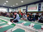 قرائت زیارت عاشورا در نمازخانه دانشکده در ایام محرم شهید دشت کربلا همراه با پذیرایی   11