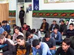 قرائت زیارت عاشورا در نمازخانه دانشکده در ایام محرم شهید دشت کربلا همراه با پذیرایی   13