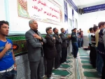 قرائت زیارت عاشورا در نمازخانه دانشکده در ایام محرم شهید دشت کربلا همراه با پذیرایی   15