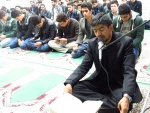 قرائت زیارت عاشورا در نمازخانه دنشگاه در ایام اربعین امام حسین علیه السلام 2