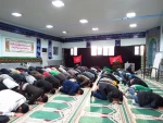 قرائت زیارت عاشورا در نمازخانه دنشگاه در ایام اربعین امام حسین علیه السلام 6