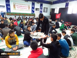 قرائت زیارت عاشورا در نمازخانه دنشگاه در ایام اربعین امام حسین علیه السلام 14