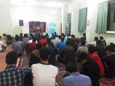 سخنرانی حجت الاسلام و المسلمین تاج آبادی در خوابگاه علم الهدی  3