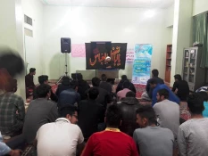 سخنرانی حجت الاسلام و المسلمین تاج آبادی در خوابگاه علم الهدی  4