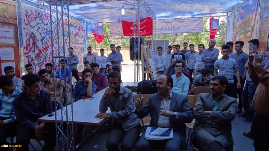 تربیون آزاد با موضوع رای حداکثری با سخنرانی دکتر علی محمد نظری ریاست دانشگاه فنی استان مرکزی 4