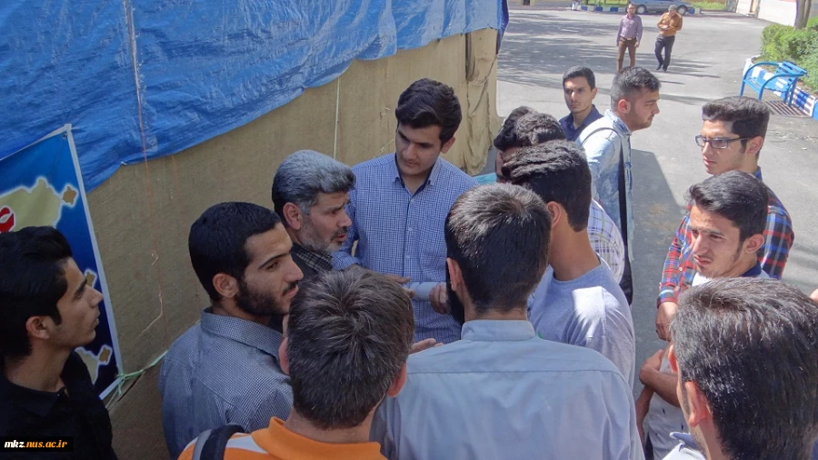 تربیون آزاد با موضوع رای حداکثری با سخنرانی دکتر علی محمد نظری ریاست دانشگاه فنی استان مرکزی 7
