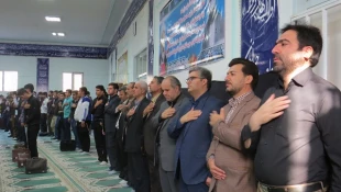 برگزاری مراسم قرائت زیارت عاشورای حسینی در نمازخانه دانشگاه با حضور پر شور دانشجویان، اساتید و همکاران  4