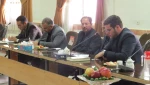 جلسه ریاست با مسئولین شهر،پیرامون برگزاری یادواره شهید حججی در دانشگاه 3