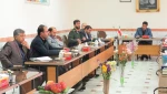 جلسه ریاست با مسئولین شهر،پیرامون برگزاری یادواره شهید حججی در دانشگاه 4