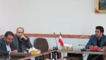 جلسه ریاست با مسئولین شهر،پیرامون برگزاری یادواره شهید حججی در دانشگاه 6