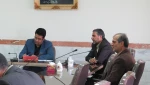 جلسه ریاست با مسئولین شهر،پیرامون برگزاری یادواره شهید حججی در دانشگاه 7