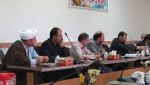 جلسه ریاست با مسئولین شهر،پیرامون برگزاری یادواره شهید حججی در دانشگاه 8