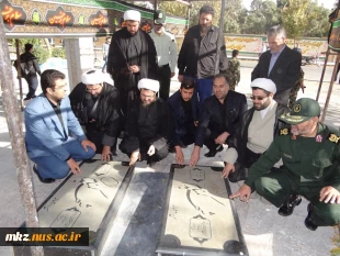 برگزاری مراسم تجمع عاشورائیان،یادواره شهدای مدافع حرم استان و شهید بی سر محسن حججی در دانشگاه فنی امیرکبیر اراک 3