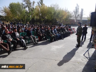 برگزاری مراسم تجمع عاشورائیان،یادواره شهدای مدافع حرم استان و شهید بی سر محسن حججی در دانشگاه فنی امیرکبیر اراک 4