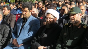 برگزاری مراسم تجمع عاشورائیان،یادواره شهدای مدافع حرم استان و شهید بی سر محسن حججی در دانشگاه فنی امیرکبیر اراک 10