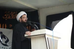 برگزاری مراسم تجمع عاشورائیان،یادواره شهدای مدافع حرم استان و شهید بی سر محسن حججی در دانشگاه فنی امیرکبیر اراک 12