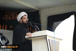 برگزاری مراسم تجمع عاشورائیان،یادواره شهدای مدافع حرم استان و شهید بی سر محسن حججی در دانشگاه فنی امیرکبیر اراک 12