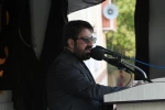 برگزاری مراسم تجمع عاشورائیان،یادواره شهدای مدافع حرم استان و شهید بی سر محسن حججی در دانشگاه فنی امیرکبیر اراک 13