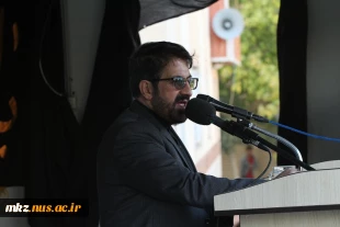 برگزاری مراسم تجمع عاشورائیان،یادواره شهدای مدافع حرم استان و شهید بی سر محسن حججی در دانشگاه فنی امیرکبیر اراک 13
