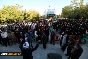 برگزاری مراسم تجمع عاشورائیان،یادواره شهدای مدافع حرم استان و شهید بی سر محسن حججی در دانشگاه فنی امیرکبیر اراک 14