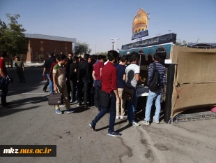 برگزاری مراسم تجمع عاشورائیان،یادواره شهدای مدافع حرم استان و شهید بی سر محسن حججی در دانشگاه فنی امیرکبیر اراک 18