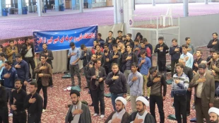 شرکت دانشجویان دانشگاه امیرکبیر در مراسم تجمع عاشورائیان ویژه دانشگاهیان در مصلی بیت المقدس اراک 8