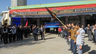 شرکت دانشجویان دانشگاه امیرکبیر در مراسم تجمع عاشورائیان ویژه دانشگاهیان در مصلی بیت المقدس اراک 13
