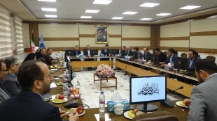بازدید دکتر زنگنه مطلق معاونت پژوهش دانشگاه تهران از دانشگاه فنی وحرفه ای استان مرکزی 6