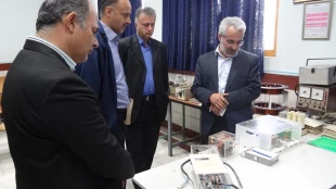 بازدید دکتر زنگنه مطلق معاونت پژوهش دانشگاه تهران از دانشگاه فنی وحرفه ای استان مرکزی 12