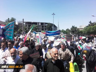 شرکت در راهپیمایی روز قدس 9