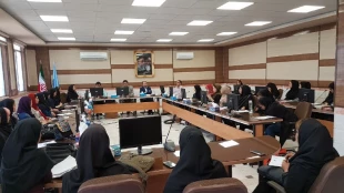 جلسه ریاست دانشگاه با فارغ التحصیلان رشته گرافیک از دانشکده فنی دختران اطهر  4