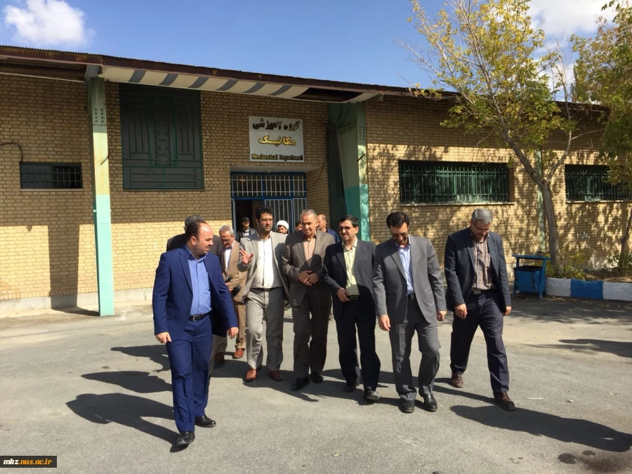 بازدید معاونت سیاسی، امنیتی و اجتماعی استانداری استان مرکزی از دانشگاه فنی و حرفه ای استان مرکزی  9