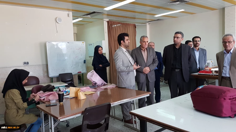 بازدید معاونت سیاسی، امنیتی و اجتماعی استانداری استان مرکزی از دانشگاه فنی و حرفه ای استان مرکزی  13
