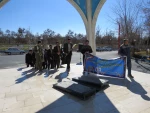 مراسم تجدید میثاق با آرمانهای امام راحل و شهدای انقلاب اسلامی با حضور کارکنان دانشگاه فنی و حرفه ای استان مرکزی  2