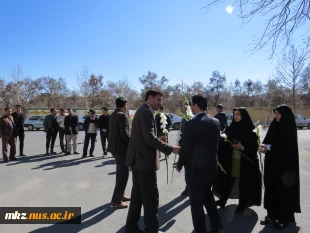 مراسم تجدید میثاق با آرمانهای امام راحل و شهدای انقلاب اسلامی با حضور کارکنان دانشگاه فنی و حرفه ای استان مرکزی  6