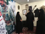 2-	بازدید ریا ست و کارکنان دانشکده از خانواده شهید  مدافع حرم سعید مسلمی 2