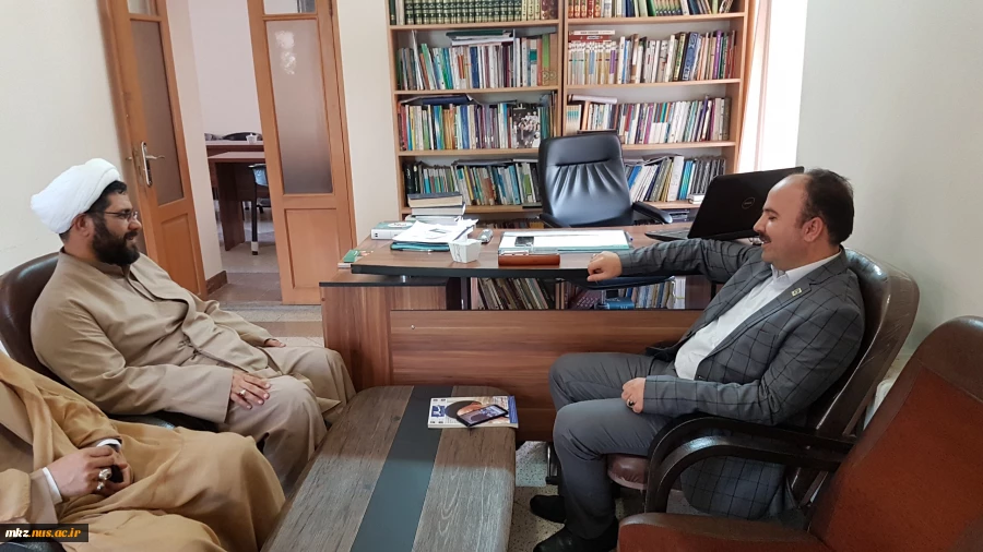 دیدار سرپرست دانشگاه فنی و حرفه ای با رئیس دفتر نهاد نمایندگی مقام معظم رهبری در دانشگاه های استان مرکزی 2