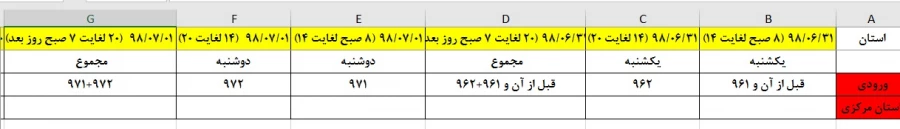 برنامه حذف و اضافه دانشجویان ترم 981 2